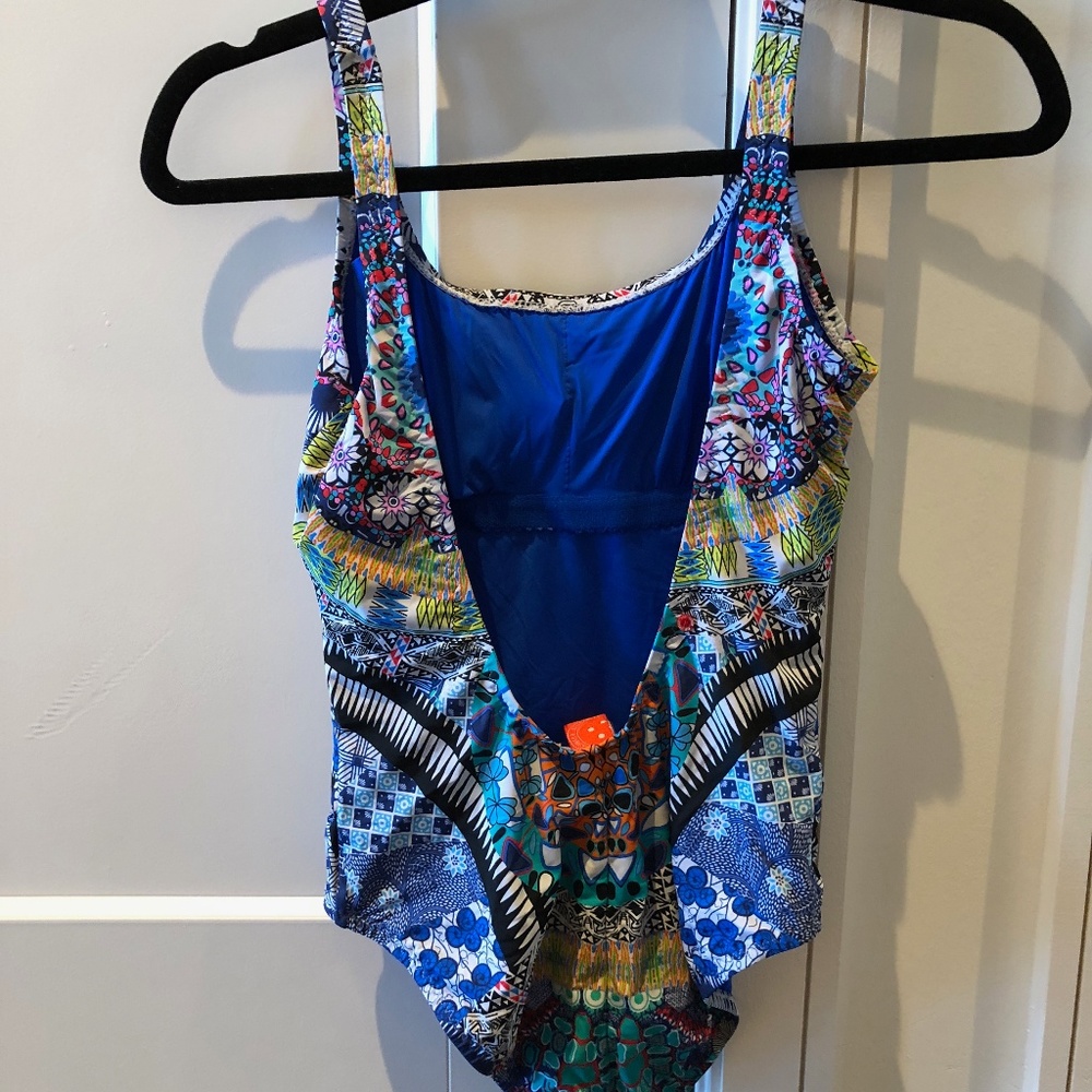 Red Carter Sun Goddess One Piece Swimsuit Small - Picture 5 of 5